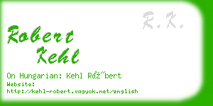 robert kehl business card